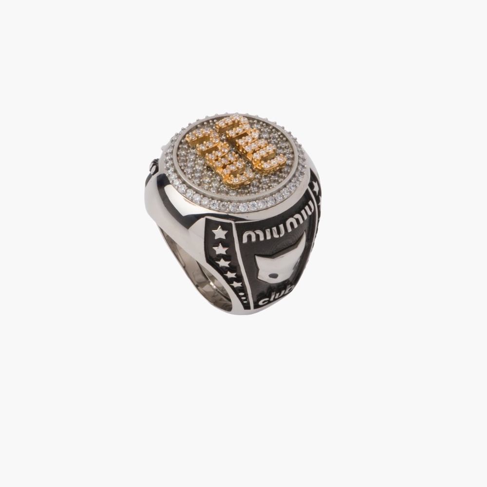 Miu Pavé band ring